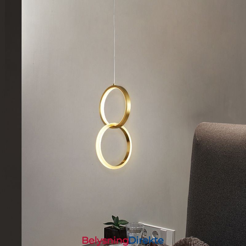 Pendellampe Messingringer Dekorativ Lampe