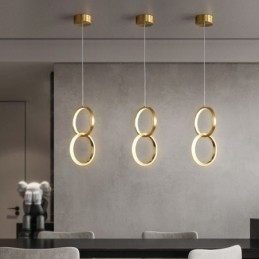Pendellampe Messingringer Dekorativ Lampe