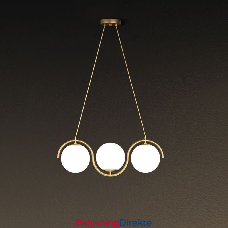 Moderne Glasskuleformet Anhengslampe Minimalistisk Lampe