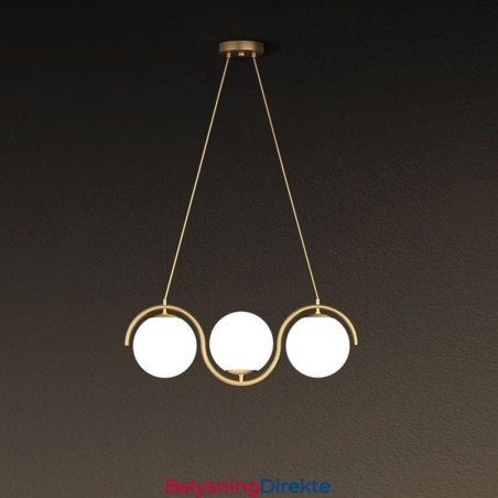 Moderne Glasskuleformet Anhengslampe Minimalistisk Lampe