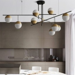 Glasskule Lysekrone Taklampe