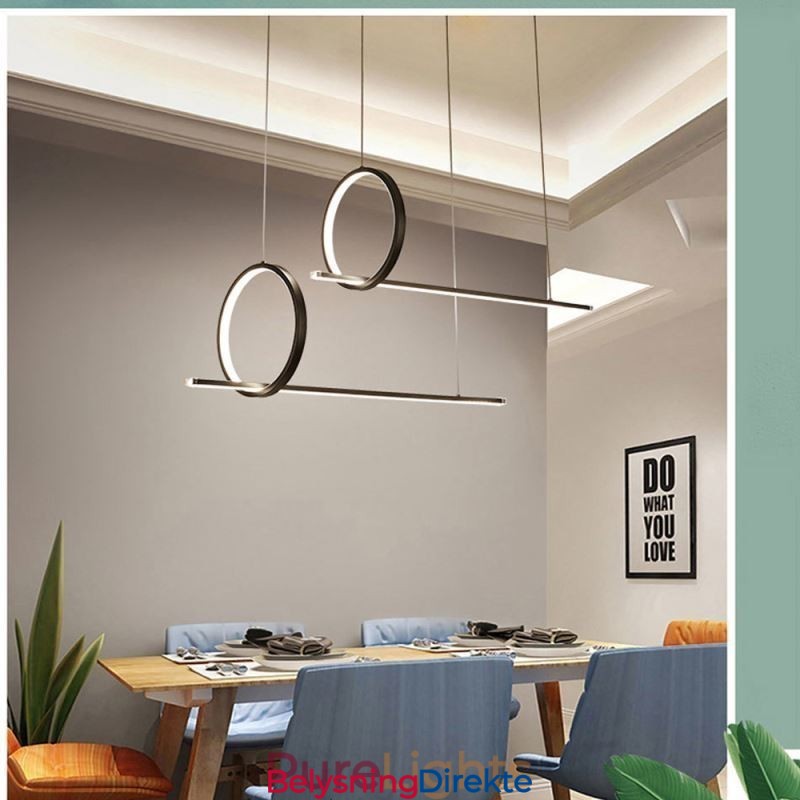 Minimalistisk Dekorativ Lampe Med Pendellampe