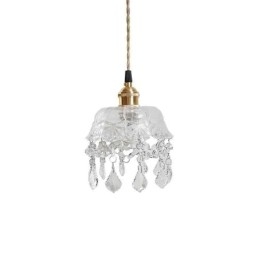 Elegant Glass Pendellampe Med Enkelt Hode, Mini-Pendellampe