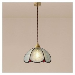 Minimalistisk Petal Glass Pendellampe Enkelthodet Glass Pendellampe