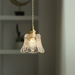 Blomsterpendellampe Minimalistisk Dekorativ Glasslampe