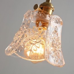 Blomsterpendellampe Minimalistisk Dekorativ Glasslampe