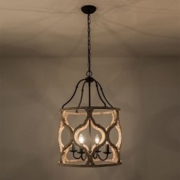 Vintage-Stil Lanterne Med 4 Lys