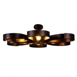 Moderne Vintage Taklampe I Jernformet Blomst