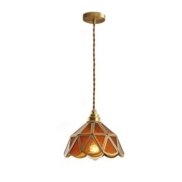 Retro Glass Pendellampe I Japansk Stil I Glass Taklampe