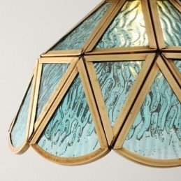 Retro Glass Pendellampe I Japansk Stil I Glass Taklampe