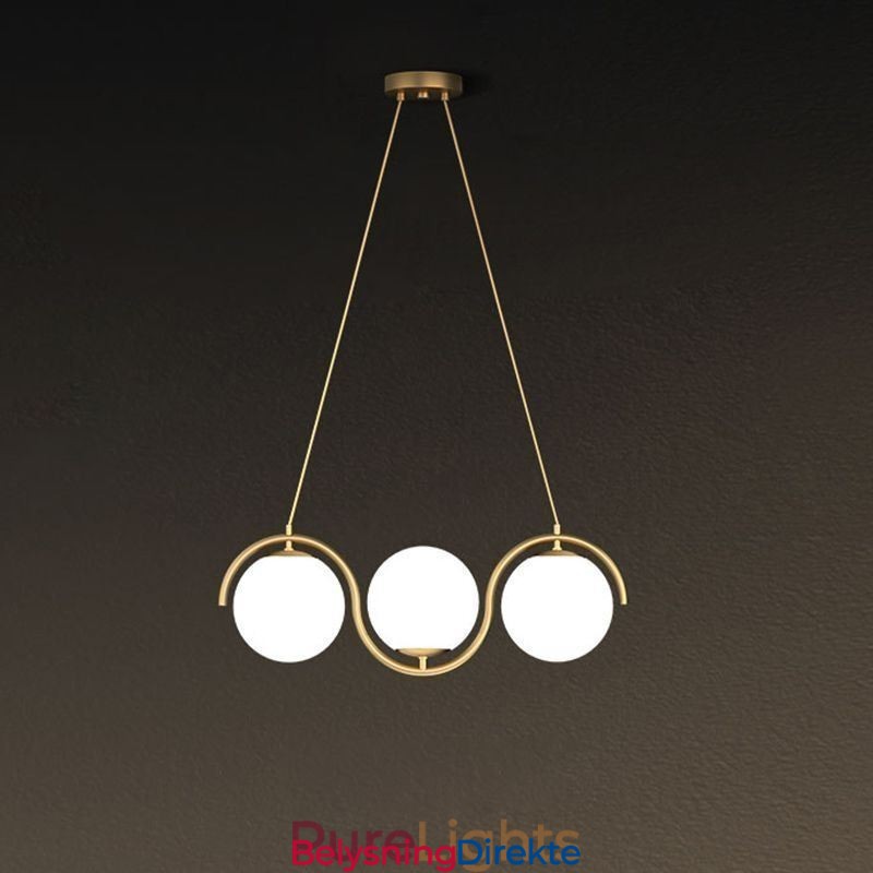Moderne Glasskuleformet Anhengslampe Minimalistisk Lampe