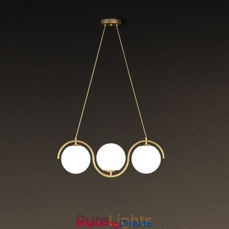 Moderne Glasskuleformet Anhengslampe Minimalistisk Lampe