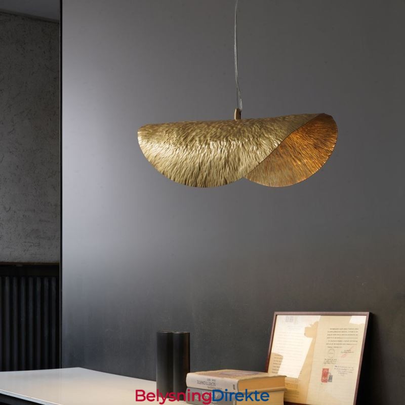 Messing Pendellampe Moderne Minimalistisk Lotusblad Taklampe