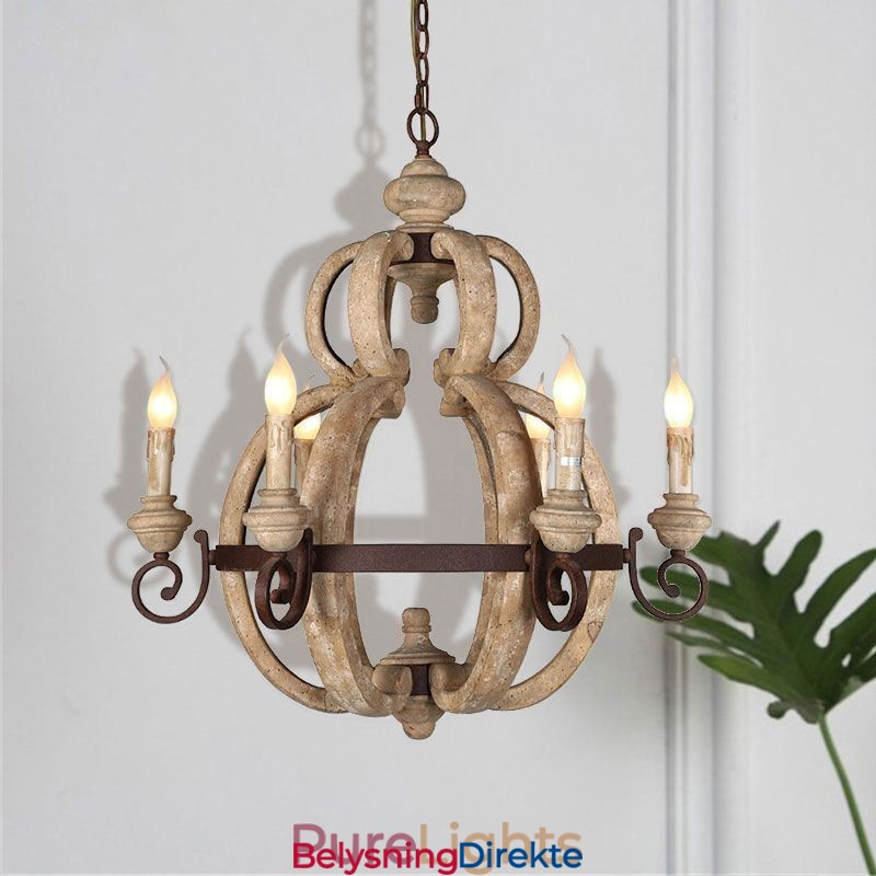 Tre Pendellampe Nordisk Retro Taklampe