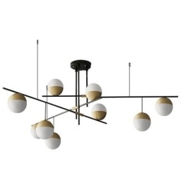 Glasskule Lysekrone Taklampe