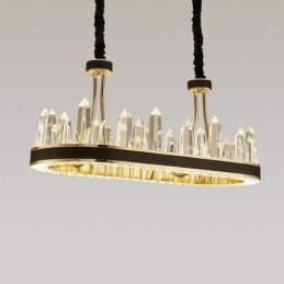 Moderne Krystall Pendellampe Krystall Taklampe