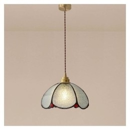 Minimalistisk Petal Glass Pendellampe Enkelthodet Glass Pendellampe