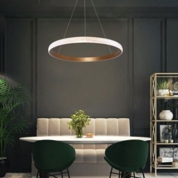 Ring Pendellampe Minimalistisk Akryl Lysarmatur