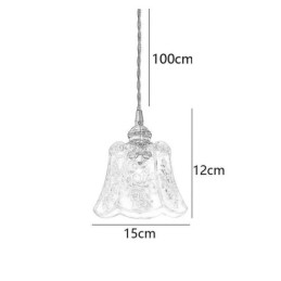 Blomsterpendellampe Minimalistisk Dekorativ Glasslampe