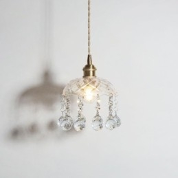 Moderne Mini Glass Pendellampe Med 1 Lyspære