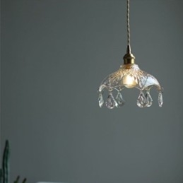 Moderne Minimalistisk Glass Pendellampe Med Én Lyskilde
