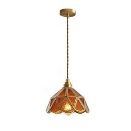 Retro Glass Pendellampe I Japansk Stil I Glass Taklampe