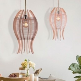 Diy Nordisk Trefisk Pendellampe