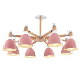 Nordisk Macaron Pendellampe Kreativ Trelysekrone
