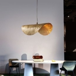 Messing Pendellampe Moderne Minimalistisk Lotusblad Taklampe