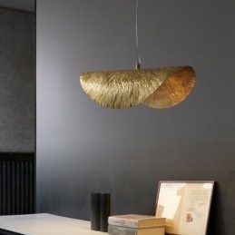 Messing Pendellampe Moderne Minimalistisk Lotusblad Taklampe