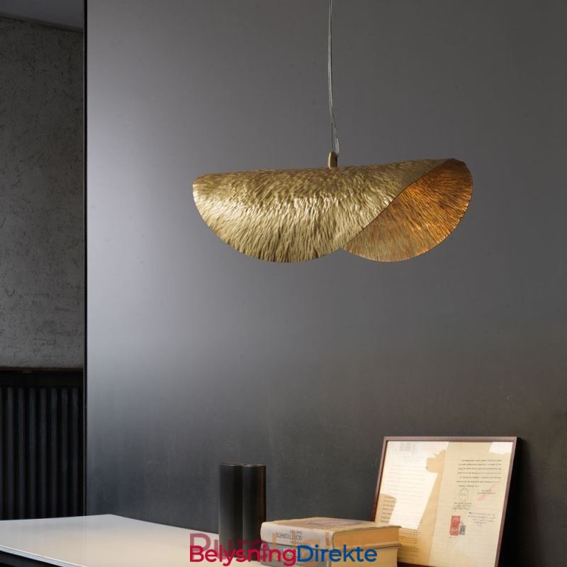 Messing Pendellampe Moderne Minimalistisk Lotusblad Taklampe