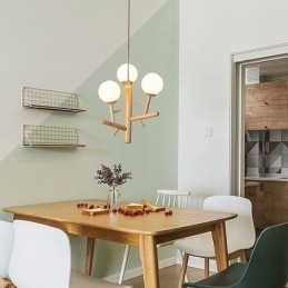 Nordisk Kreativ Pendellampe I Tre