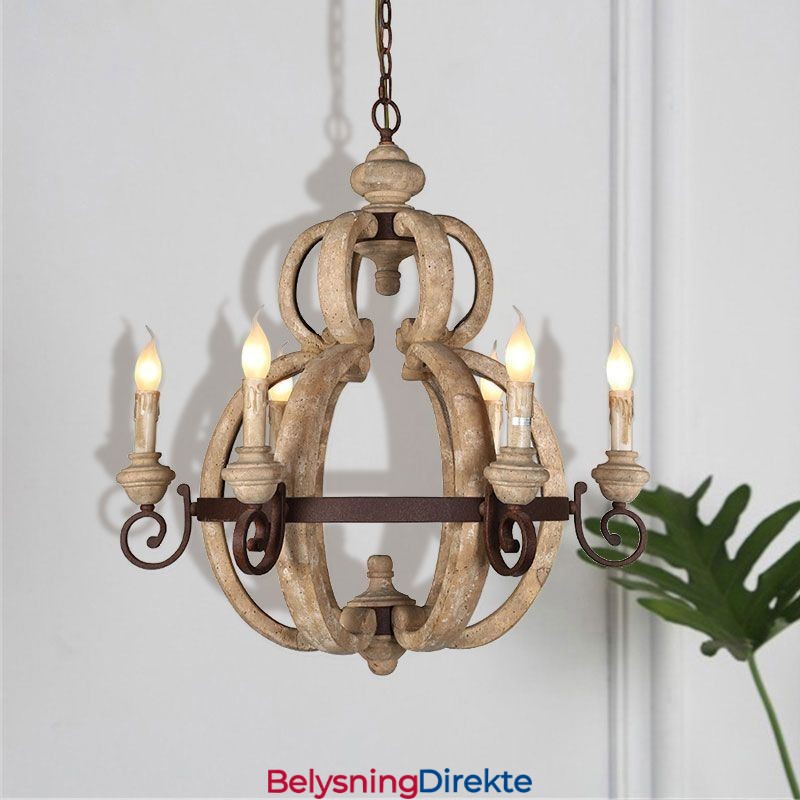 Tre Pendellampe Nordisk Retro Taklampe