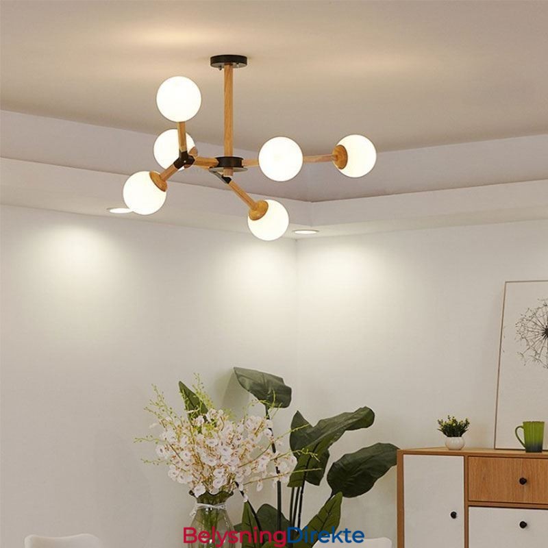 Nordisk Magic Bean-Pendellampe Kreativ Trelampe