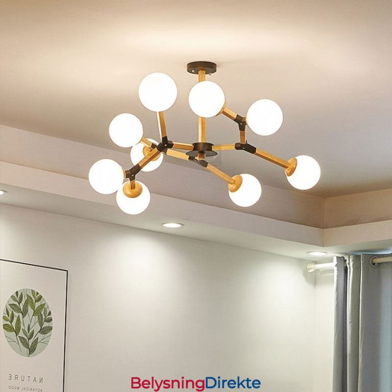 Nordisk Magic Bean-Pendellampe Kreativ Trelampe