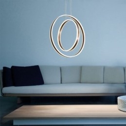 Nordisk Pendellampe I Akryl, Ringformet Pendellampe