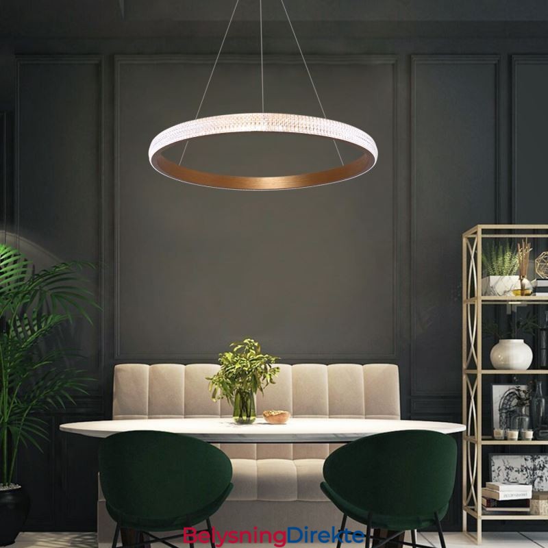 Ring Pendellampe Minimalistisk Akryl Lysarmatur