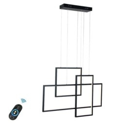 Nordisk Pendellampe Geometrisk Firkantet Pendellampe