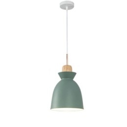 Pendellampe Nordisk Metallkuppel Makaronfarger Lampelampe