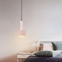 Moderne Enkel Pendellampe Sylinderformet Lampe Aluminiumsbelysningslampe