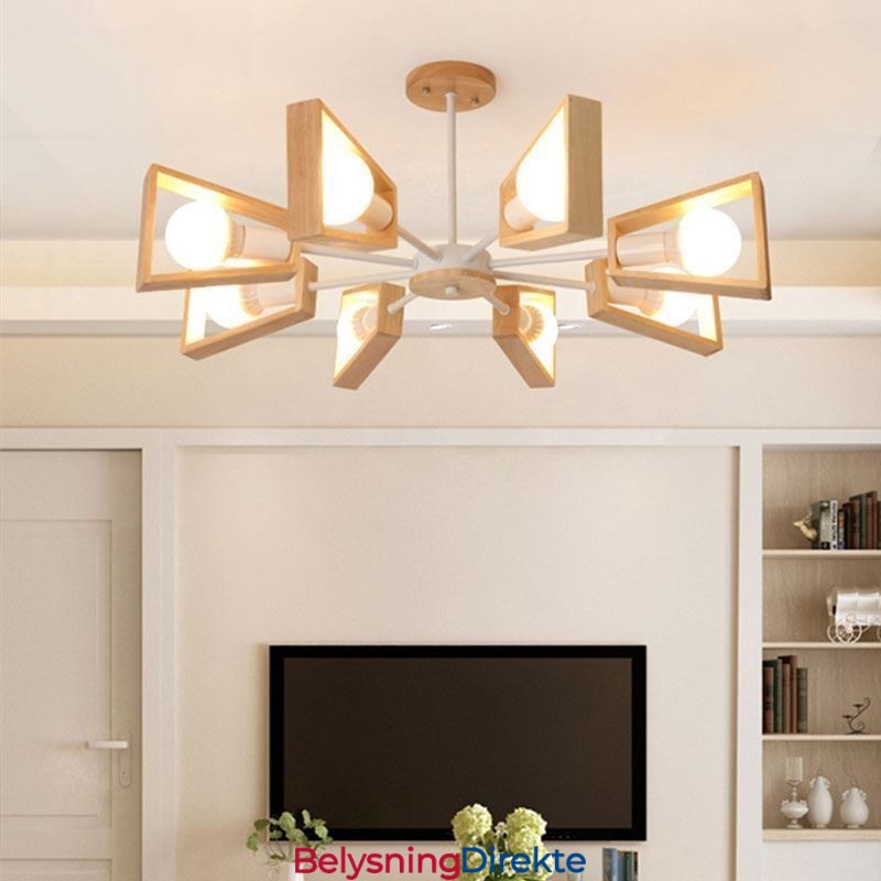 Moderne Vifteformet Lysekrone Elegant Trependellampe