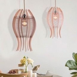 Diy Nordisk Trefisk Pendellampe