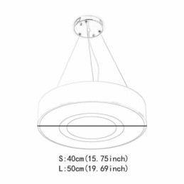 Moderne Unik Pendellampe Rund Lampe Enkel Varm Belysningslampe