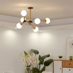 Nordisk Magic Bean-Pendellampe Kreativ Trelampe