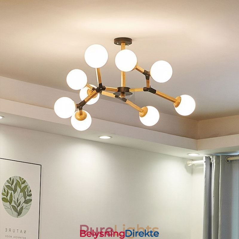 Nordisk Magic Bean-Pendellampe Kreativ Trelampe