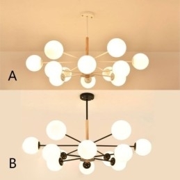 Magic Bean Pendellampe Kreativ Nordisk Trelampe