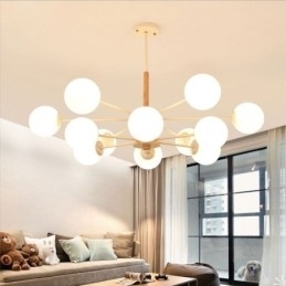 Magic Bean Pendellampe Kreativ Nordisk Trelampe