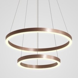 Pendellampe Tegning Håndverk 2 Ringer Lampe 60+40Cm