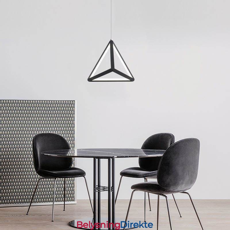 Postmoderne Pendellampe Geometrisk Trekantlampe Kreativ Lampebelysning