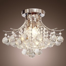 Lysekrone Moderne Krystall 3 Lys